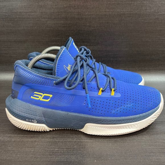 Under Armour Other - Under Armour SC 3ZER0 III Basketball Shoes Curry Kids Size 7 Blue Sneakers